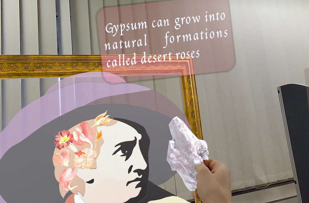 Information shown when an onject grabbed